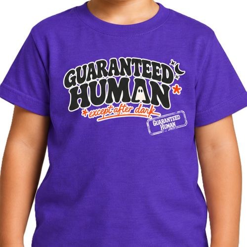 Guaranteed Human™ Halloween Kids T-Shirt