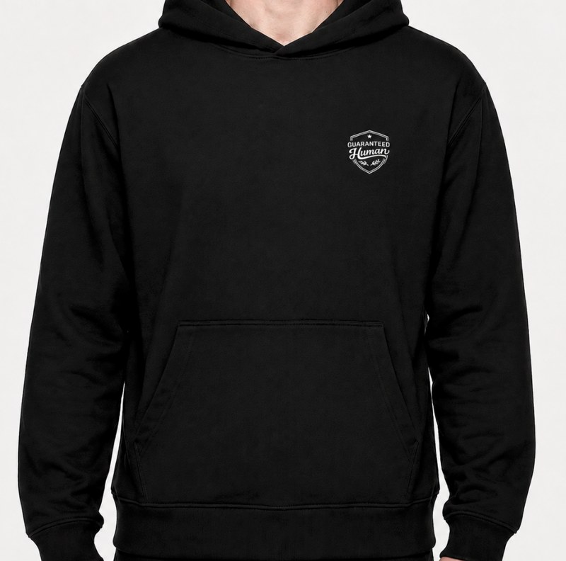 Guaranteed Human™ - Men Crest Hoodie