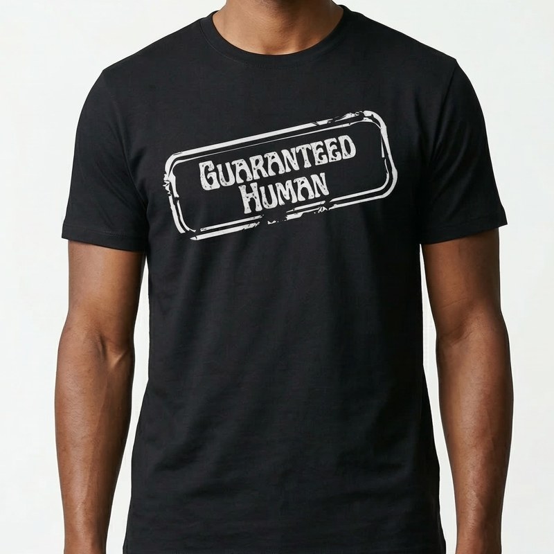 Guaranteed Human Stamp  men classic t Shirt