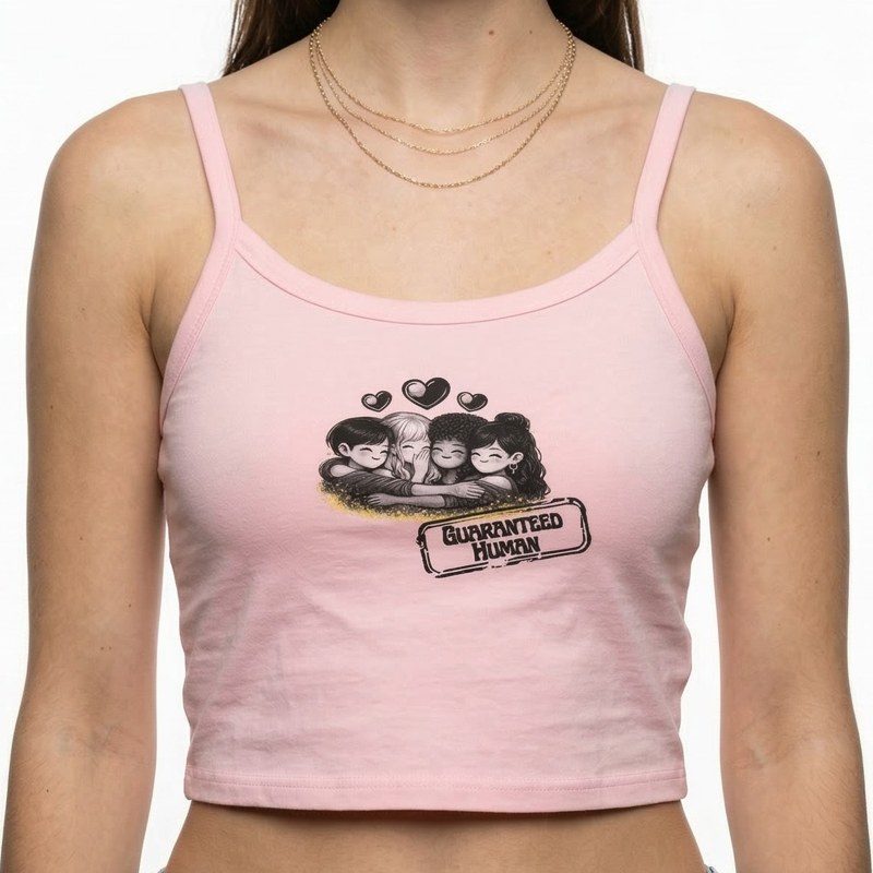Sisterhood - Cropped Tank Top - Spaghetti Strap