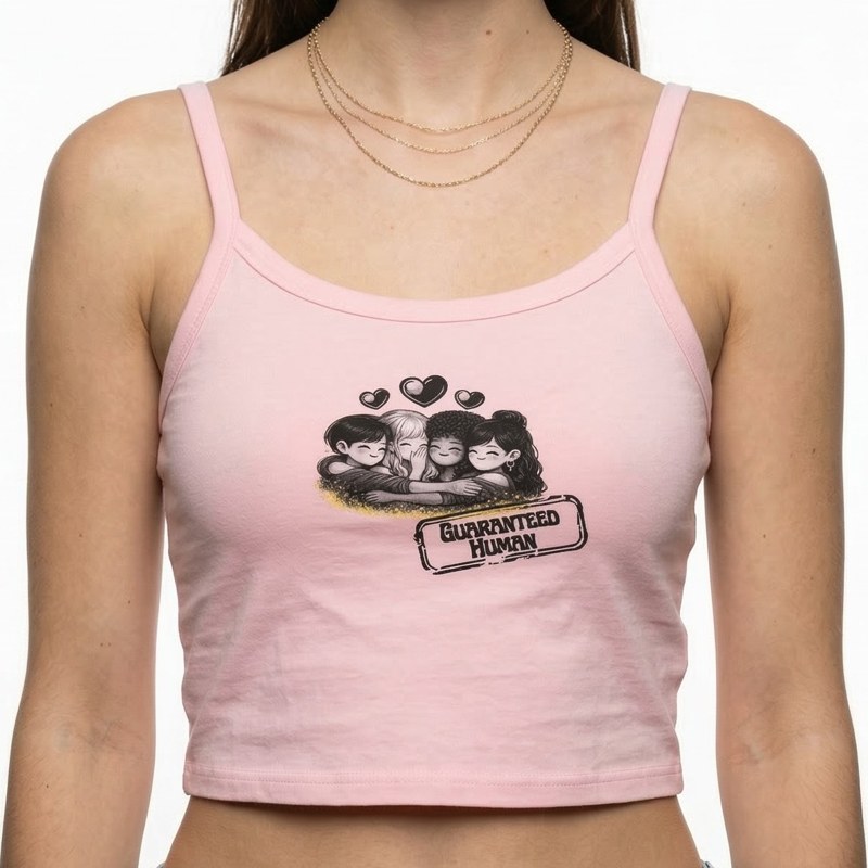 Sisterhood - Cropped Tank Top - Spaghetti Strap
