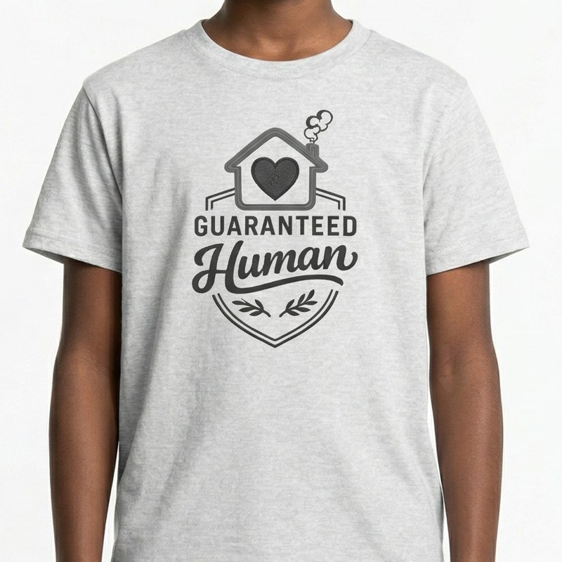 Where the Heart is Emblem - Youth Heavy Cotton Tee